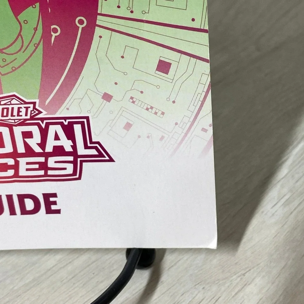 Pokemon TCG Temporal Forces Players Guide Card List Booklet Scarlet Violet 2024